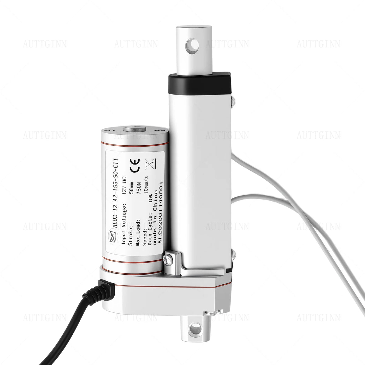 Adjustable Stroke Electric Linear Actuator DC12V 750N 10mm/s 50mm stroke Length with Magnetic Limit Switch For Autom equipment