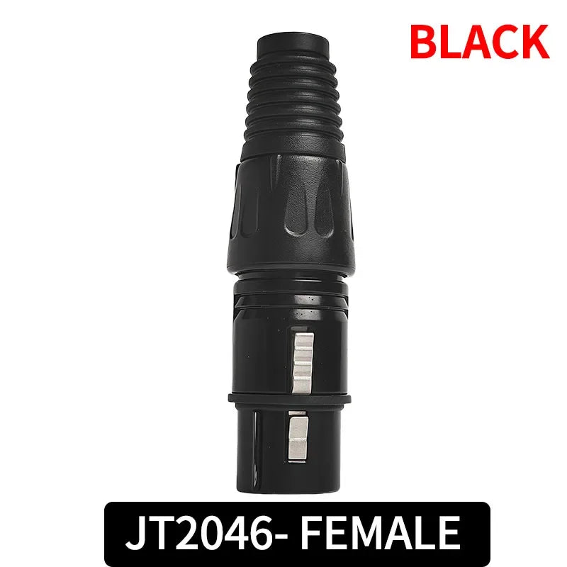 4/10/20pcs MIC Snake Plug Male Female Microphone Cable Connector XLR 3 Pin Wire Connector