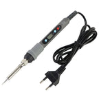 60W 80W Electric Soldering Iron LCD Digital Display Adjustable Temperature Welding Repair Tools 220V / 110V Solder Wire Tips