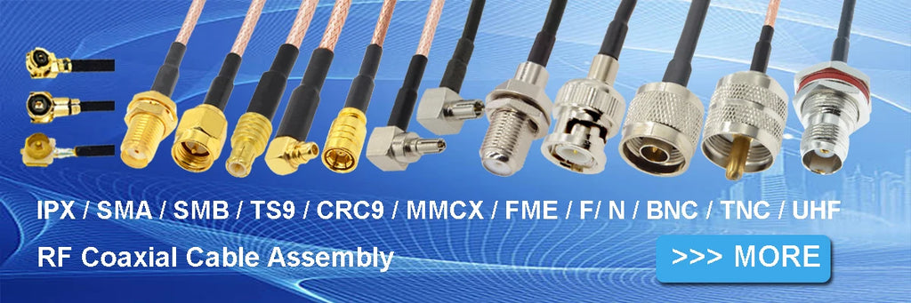 1PCS SMA to MMCX RG405 Cable RP-SMA/ SMA Female to MMCX Male Straight/ Right Angle 90° Plug High Frequency RG-405 086 Jumper