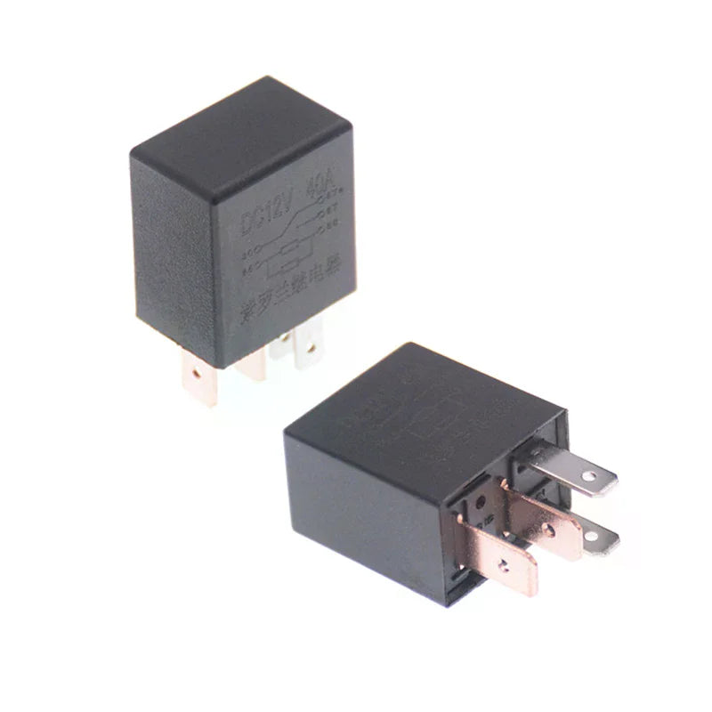 1pcs High Quality Car Relay DC 12V 40A Rated Current 1NO 1NC SPDT 4/5 Pins Car Automotive Alarm Relay 40 Amp Wholesale