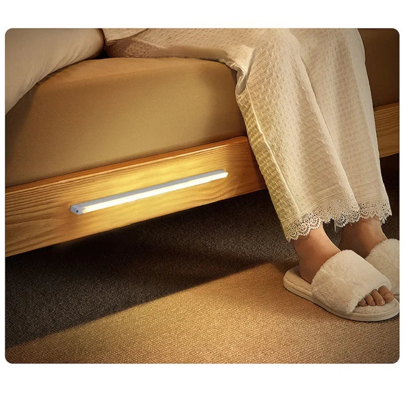 Wireless Rechargeable LED Night Lights Motion Sensor Lights Closet Kitchen Night Lights Bedroom Sensor Light Cabinet Stair Light