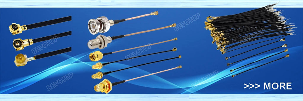 2PCS/lot MHF4 to SMA Jumper RP-SMA/ SMA Male to IPX-4 MHF4 Female Jack WIFI Antenna Extension Pigtail RG113 RF1.13 Cable Adapter