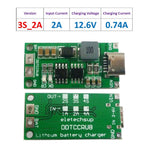 Type C BMS 2S 3S 4S 1A 2A 4A 18650 Lithium Battery Charger Board USB C Step-up Boost Module For Li-Po Polymer Power Bank