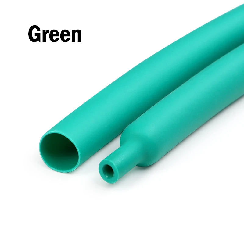 1/2/5M 4:1 Shrinking Ratio With Glue Heat Shrink Tube 4 ~ 52mm Polyolefin Adhesive Wire Cable Sleeving Dual Wall Thicken Tubing
