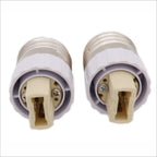 2pcs E14 To G9, E27 to G9 Light Socket Adapter Fireproof Porcelain G9 LED Halogen CFL Lamp Bulb Base Holder Converter Extender