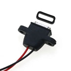 1pcs USB C Type-C 2Pin Waterproof Connector Female Socket Charging Port W/ Welding Wire Dupont Line MX1.25 PH2.0 XH2.54 Terminal