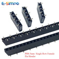 20PCS 2.54mm SMD Socket Stackable 1x2-10P 12P 14P 15P 16P 20P 24P 25P 30P 40P PH8.5 Single Row SMT Female Pin Header  Connector