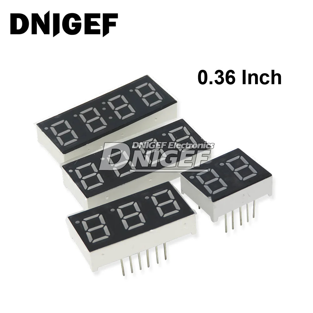 LED Digital Tube Display 0.28/0.36/0.4/0.56/0.8-Inch 1/2/3/4-Bit 7 Segment Common Cathode(AS)/Anode(BS)