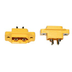 Amass XT60e m xt60e connector XT60E-M Mountable XT60e Male Plug Connector for RC Models Multicopter XT60E-M Connector XT60 Panel