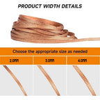 Welding Wires Desoldering Braid Solder Remover Wick Wire Repair Tool High Conductivity Flexible Copper Braided Wire Solder