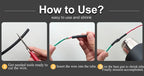 20/50/100/200M/ roll Heat Shrink Tube  Transparent 3: 1 ratio Adhesive Lined with Glue Dual Wall Tubing Wrap Wire Cable kit