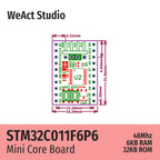 WeAct STM32C011F6P6 STM32C011 STM32C0 STM32 Core Board Demo Board