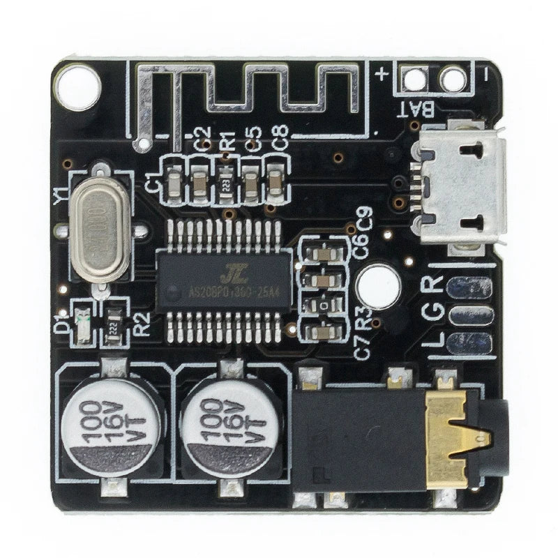 1-10pcs Bluetooth 5.0 Audio Receiver Board MP3 Lossless Decoder Wireless Stereo Music Module 3.7-5V XY-BT-Min