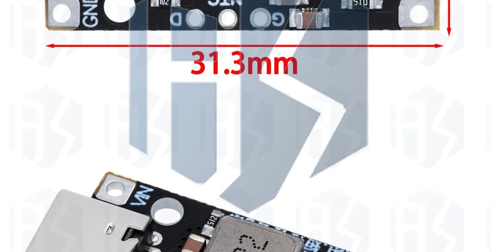 Lithium Battery Charging Boost Module with Balanced Support, Fast Charge with Indicator, 2S, 3S, Type-C BMS, 15W, 8.4V, 12.6V,