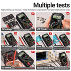 Digital Multimeter Voltage Tester Voltmeter SZ06 SZ308 TRMS 2000 Counts Auto-Ranging Ohm Volt Amp Meter Measuring AC/DC Voltage