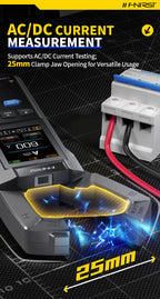 FNIRSI DMC-100 Clamp Meter 10000 Counts TRMS AC/DC Current Amperemeter Clamp 600A Digital Multimeter USB Charge Electrician Tool