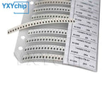 0201 0402 0603 0805 1206 1210 2010 2512 SMD Resistor Sample Book 0.1%1%5% Tolerance 170 Value Classification Resistor Kit 0R~10M