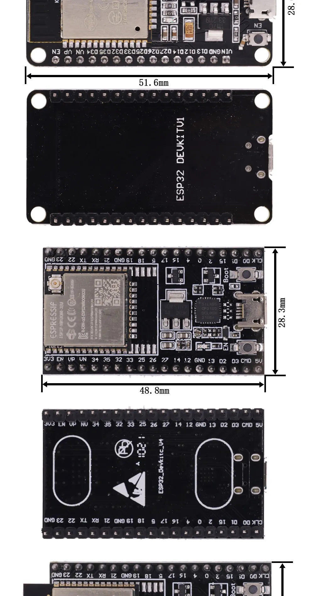 ESP8266 ESP32 CP2102 CH340 NodeMcu V3 V2 D1 MINI Lua Wireless WIFI Module Connector Development Board CP2102 ESP-12E Micro USB