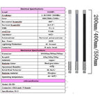 WIFI 2.4GHz Omni Fiberglass Antenna 2400-2500MHz Outdoor Waterproof 2350-2550MHz High Gain Antenna Remote Image Transmission