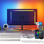 Computer Screen Light Strip Monitor RGBIC Bluetooth LED Lights Ambient Lighting Music Sycn APP Control PC Backlight Game Room