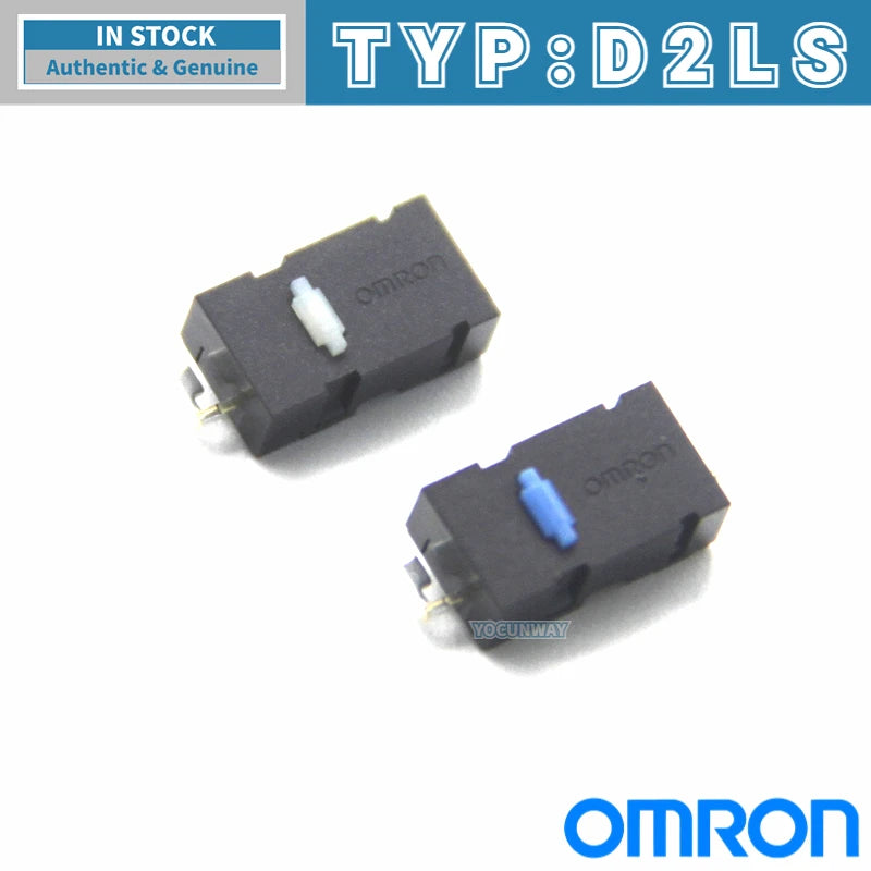 OMRON D2LS-21 D2LS-11 Blue Dot Micro Switch for Gaming Mouse Compatible with MX M905 G903 Authentic