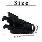 Patchtek RJ45 CAT6 CAT5e Adapter Cap Ethernet Network Cable Connector Plugs RJ45 Caps Cat 5 LAN Cable Connector Boot Cover