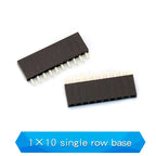 10PCS 2.54mm Pitch Single Row Female 2~13P PCB Socket Board Pin Header Connector Strip Pin Header