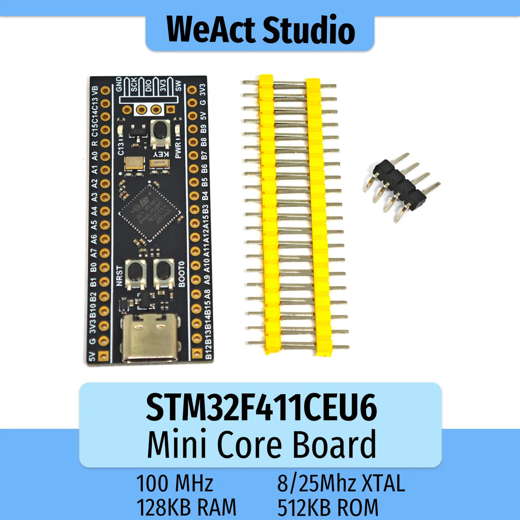 STM32F411CEU6 STM32F411CE STM32F411 STM32F4 Black Pill ARM STM32 Minimum System Development Board Demo Board Core Board