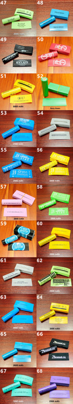100pcs/lot 18650 Lithium Battery Heat Shrinkable Film PVC Heat Shrinkable Skin Battery Packaging Skin Insulation Sleeve