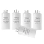 AC 450V CBB60 Dual Insert Motor Starting Capacitor 4pin 4UF-60UF Replacement Motor Run Capacitors For Air Compressor Water Pump