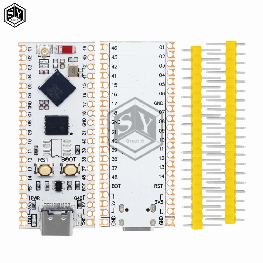 ESP32-S3 NANO WIFI Bluetooth Development Board Type C ESP32-S3-N16R8  N8 Module On-Board Antenna External 16M SPI FLASH 8M PSRAM