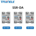 Single Phase Solid State Relay SSR-40DA SSR-25DA SSR-10DA DC To AC 3-32VDC Input 24-380VAC Output Solid State Relay