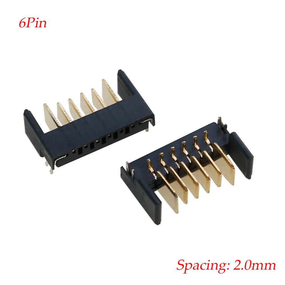1PCS 4/5/6/7/8/9/10Pin Laptop Battery Connector Pitch 2.0mm Holder Clip Slot Contact Male and Female Plug