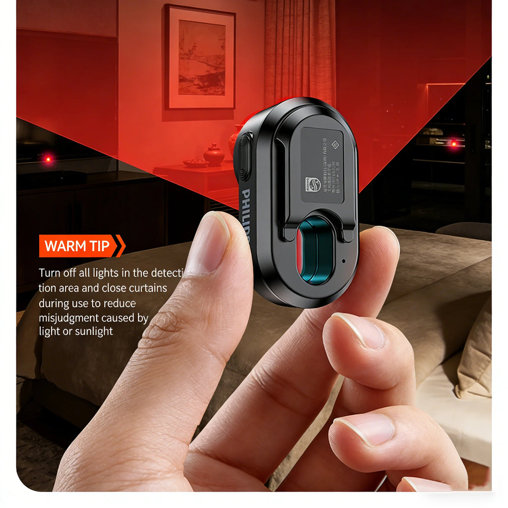 Philips SFL 1551 Privacy Camera Detector Compact Portable Flashlight with Multiple Modes Switching for Security