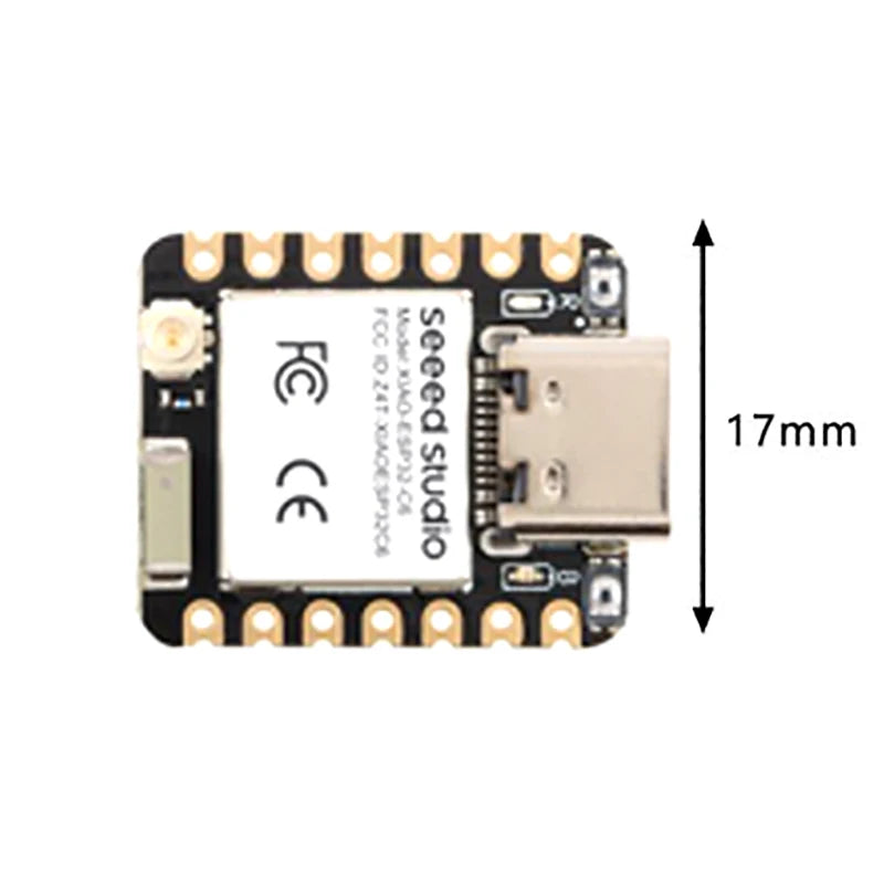 ESP32 Seeed Studio XIAO ESP32C6 WiFi 6+Bluetooth-compatible Ble 5 Support Zigbee Matter WIFI Wireless Development Board Module~