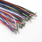 100pcs SH GH MX 1.0mm 1.25mm Single Double Head Terminal Crimp Colorful Electronic 10/15/20/30cm PVC Wire Without Housing