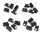 100PCS Rectifier diode M1 M4 M7 SS12 SS14 SS16 SS24 SS34 SS36 SS110 SS210 SS210 US1M RS2M ES1D DO-214AC Schottky diodes