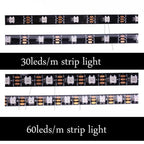 Addressable Rainbow PC Digital WS2812b LED Strip Light for 5V 3pin ARGB Header PC Case Asus Aura Sync RGBIC Fusion MSI Mystic