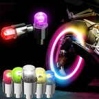 2/4Pcs Car Hub Ambient Light Bicycle LED Tire Lights Universal Car Neon Lamp Valve Cover Lights Tire Colorful Flashing BulbDecor
