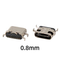 USB 3.1 Type C 12Pin 16Pin Female Socket PCB Solder Connector High Current Fast Charging Port Jack SMD SMT DIY Type-C Adapter