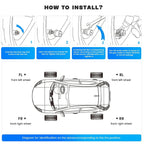 KEBIDUMEI Car Tire Pressure Monitor System USB Android TPMS For Navigation Player Temperature Warning Sensors Car Accessories