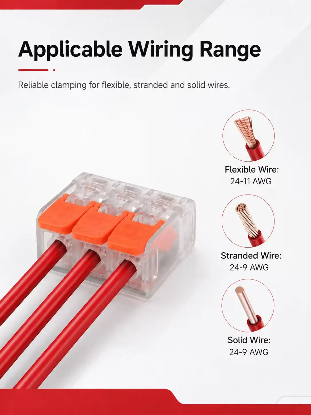 10-150PCS Universal Electrical Quick Wire Connectors 2/3/4/5 Port Plug-in Terminal Block DIY Cable Kit 28-12AWG 250V 32A