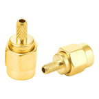 5PCS RF SMA Male Female Connector Crimp for RG174 RG316 RG178 RG179 LMR100 Cable Connector