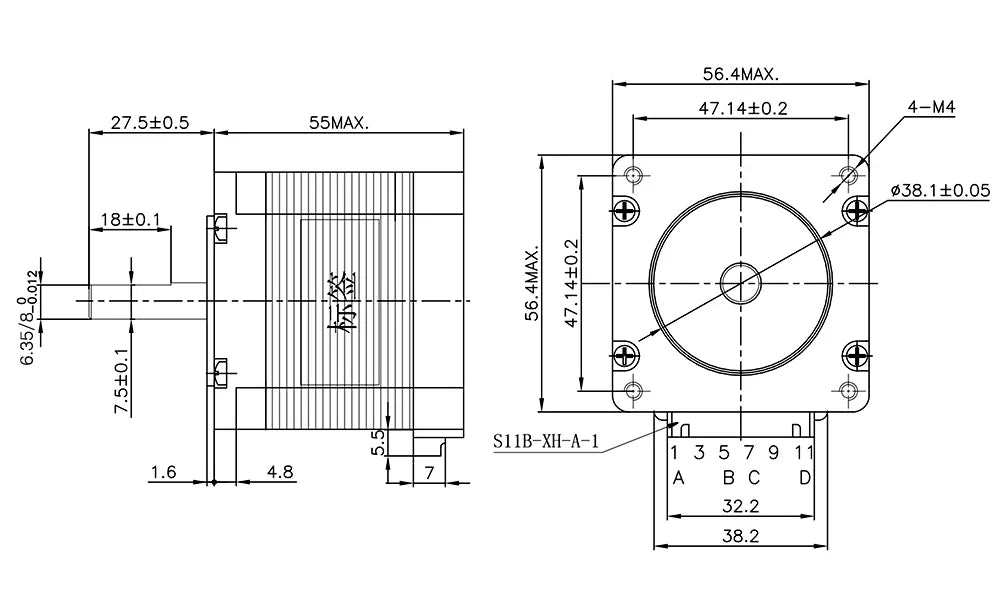 Microstep Driver TB6600 DM542 DM556 DM860 DM860H Driver Controller Microstep Motor Sem Escova Escudo Para 42/57/86 NEMA17 NEMA23