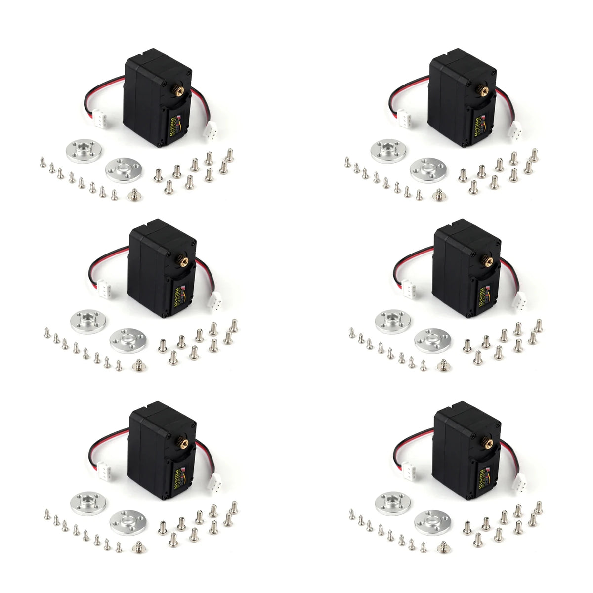 6PCS Feetech STS3215 12V 30KG High Torque Smart RC Servo TTL Serial Bus Robot Servo Motor for SO-ARM100 Teaching Robotic Project