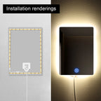 HOT DC12V-24V Dimmable Touch Sensor Switch For Single Color/ CCT Adjustable LED Strip Light Bathroom Mirror Backlight Switch