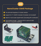 Sipeed NanoCluster 7-Node CM4/CM5 Mini Server - Compact Kubernetes K3S Edge AI Homelab for Raspberry Pi Cluster