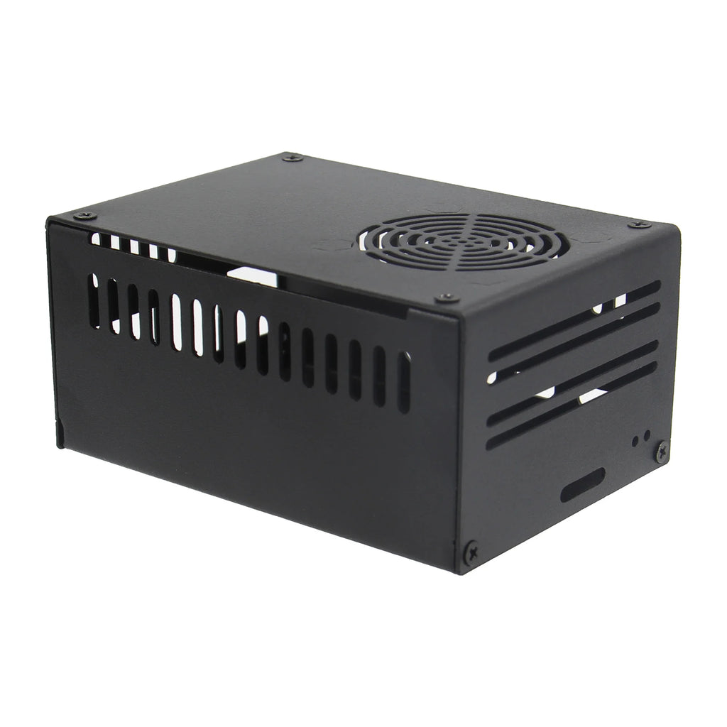 Geekbord Raspberry Pi 4 Case|X630-C1 Metal Case with Fan for Raspberry Pi 4 & X630 Hdmi-to CSI-2 Module & X1300-A2 Audio Adapter