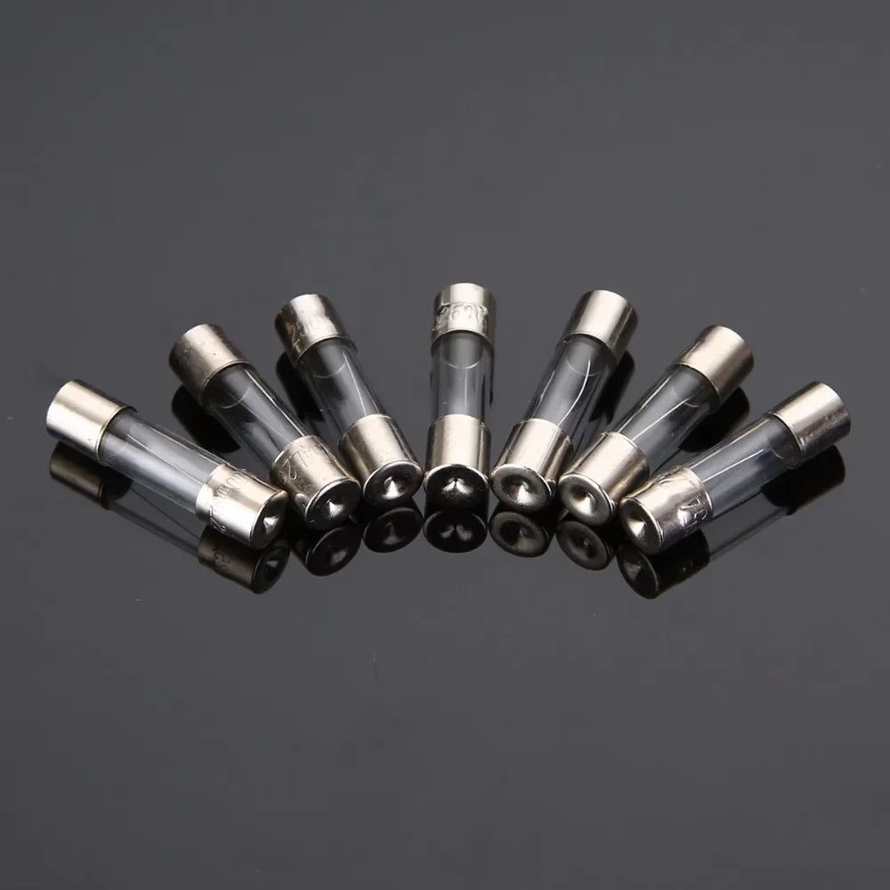 54/72/100/150/200PCS Fuse Assorted kit 5x20mm,6x30mm Quick Blow Glass Tube 0.2A-30A Blow Glass Fuse 10and 15Value electronics ﻿